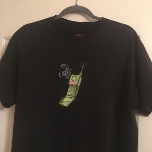 Golf Wang Black Call Me Sometime Tee